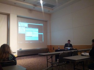 Corey Nachreiner demonstrating a Web 2.0 attack running on a virtualized platform.
