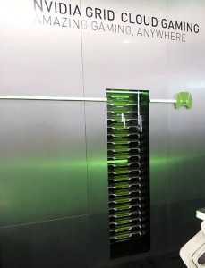 GDC '14 - nVIDIA's GRID rack server on display.